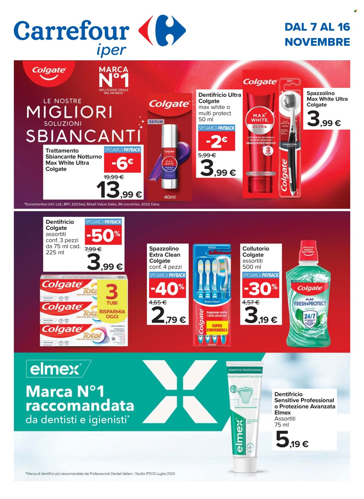 Volantino Carrefour - 7/11/2025 - 16/11/2025. Pagina 1