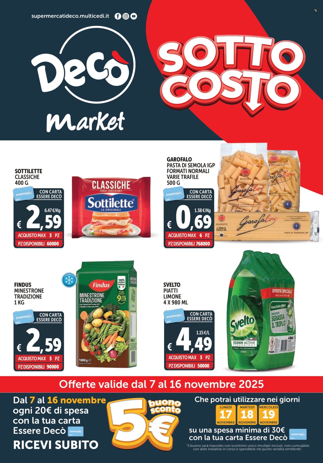 Volantino Deco - 7/11/2025 - 16/11/2025. Pagina 1