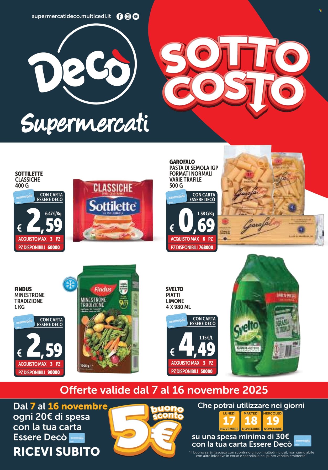 Volantino Deco - 7/11/2025 - 16/11/2025. Pagina 1