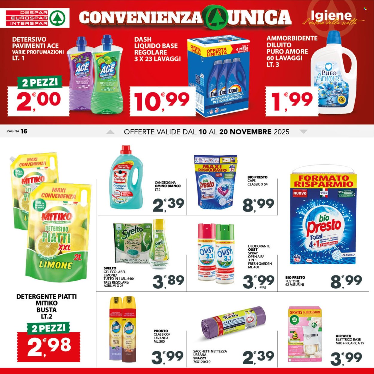 Volantino Despar - 10/11/2025 - 20/11/2025. Pagina 16