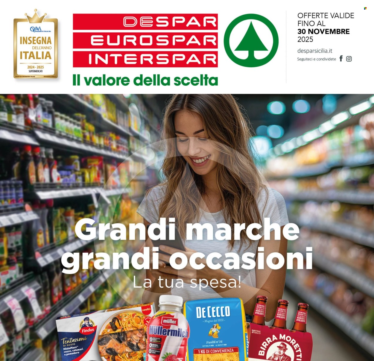 Volantino Eurospar - 10/11/2025 - 30/11/2025. Pagina 1
