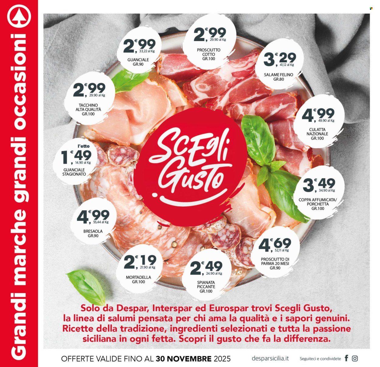 Volantino Eurospar - 10/11/2025 - 30/11/2025. Pagina 2