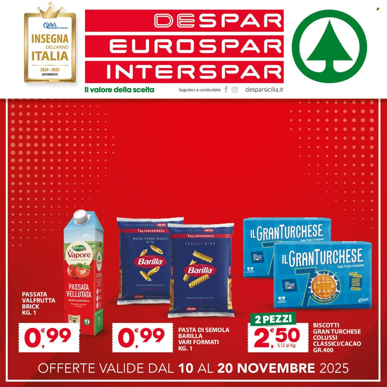 Volantino Interspar - 10/11/2025 - 20/11/2025. Pagina 1