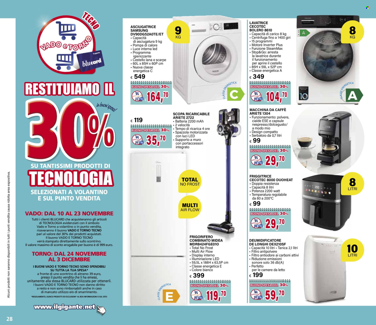 Volantino Il Gigante - 10/11/2025 - 23/11/2025. Pagina 28