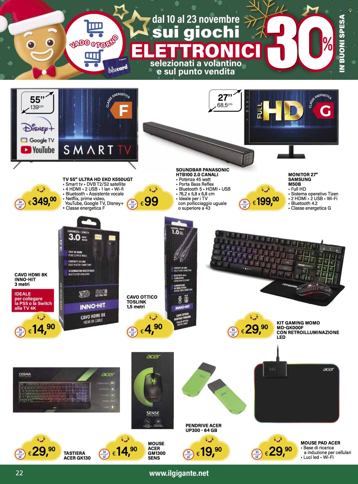 Volantino Il Gigante - 10/11/2025 - 23/11/2025. Pagina 22