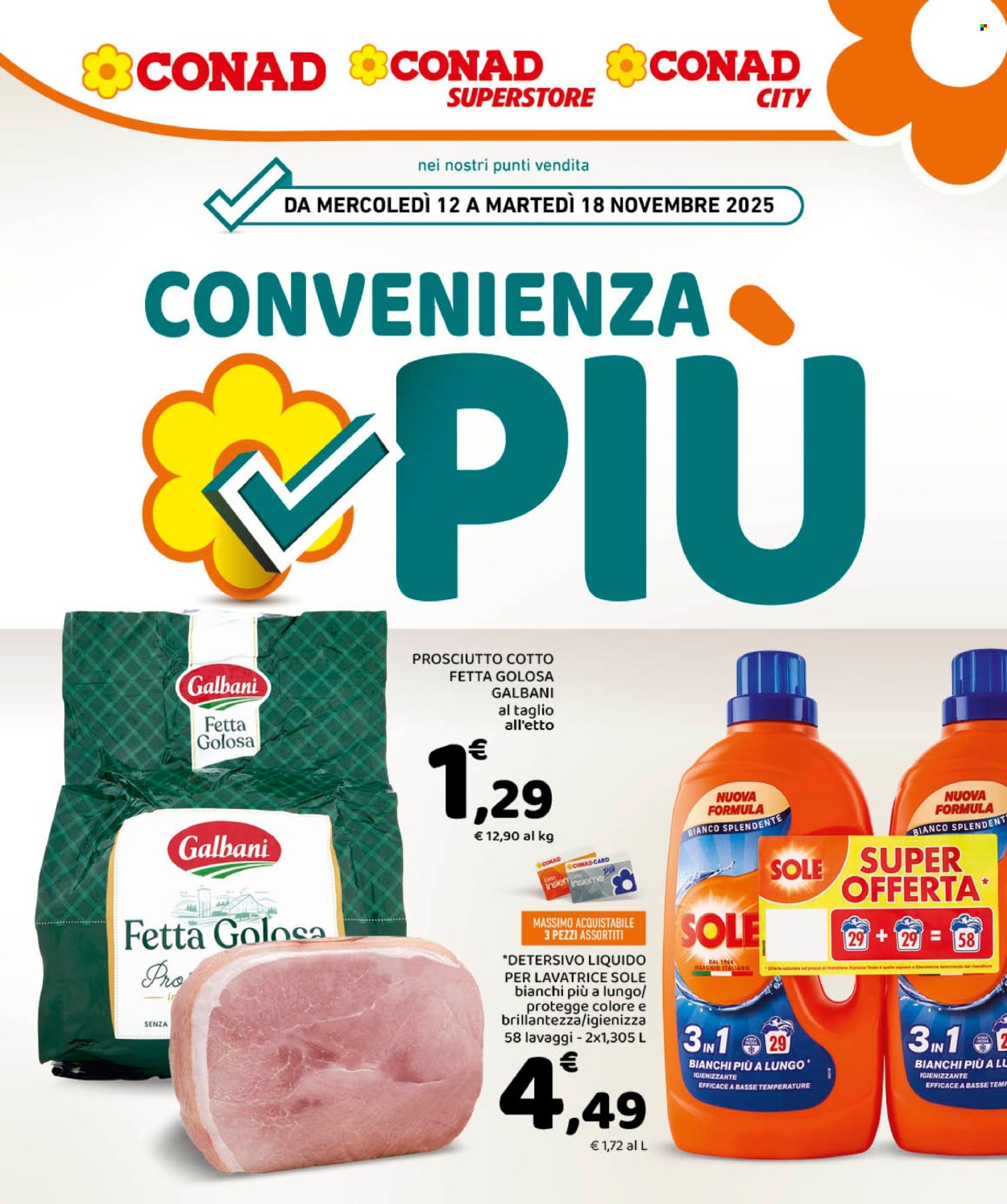 Volantino Conad - 12/11/2025 - 18/11/2025. Pagina 1