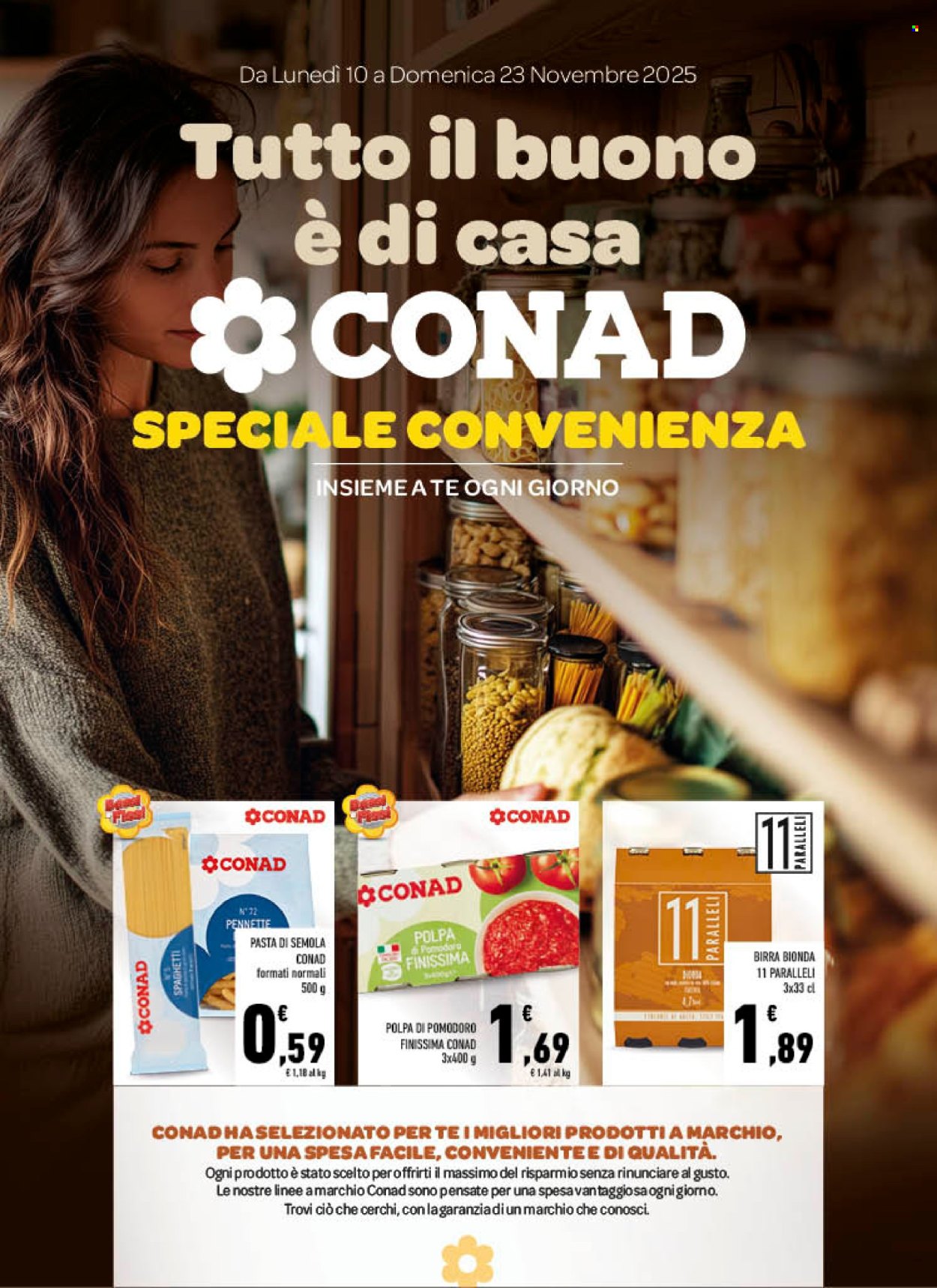Volantino Conad - 10/11/2025 - 23/11/2025. Pagina 1