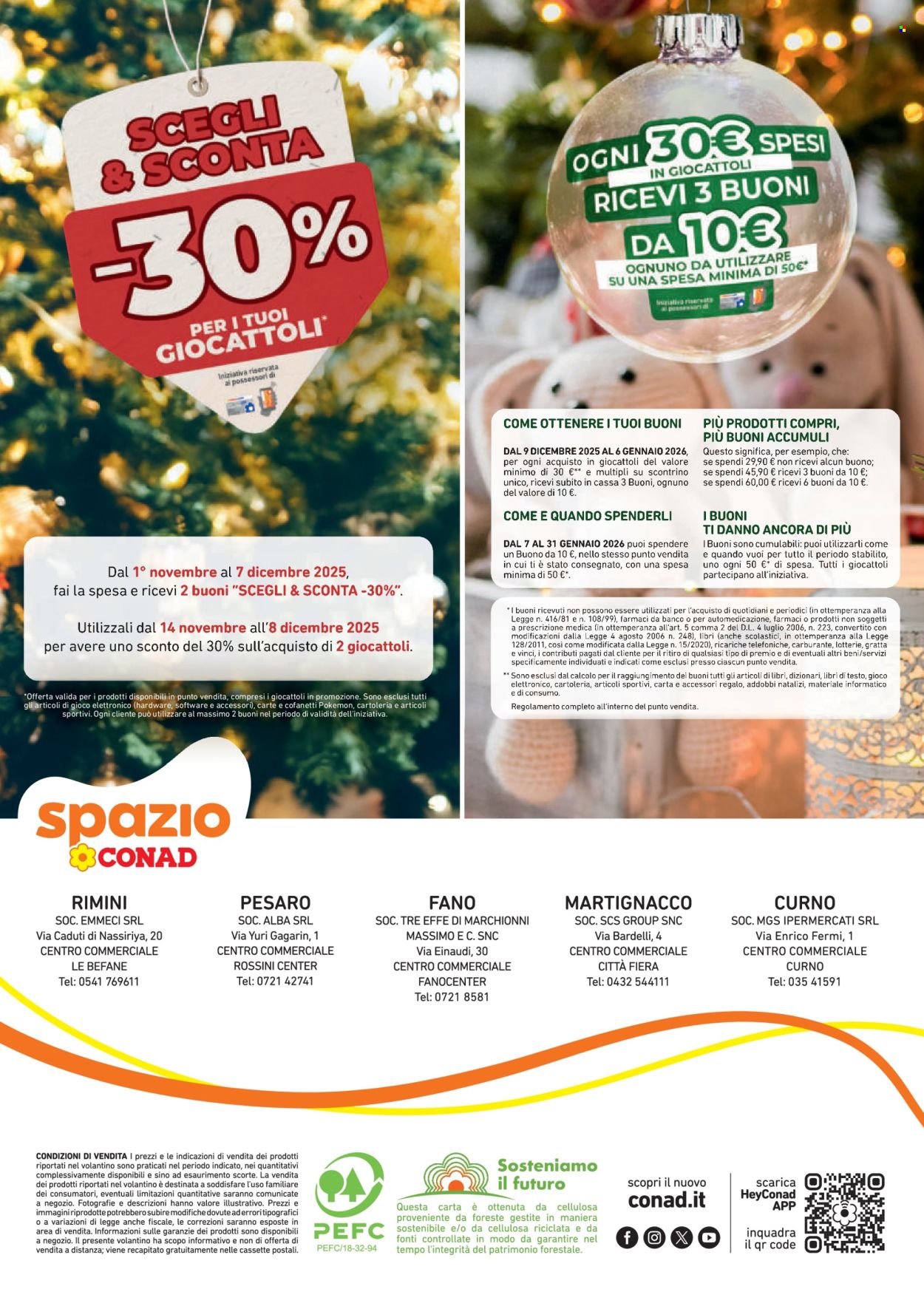 Volantino Spazio Conad - 14/11/2025 - 24/12/2025. Pagina 56