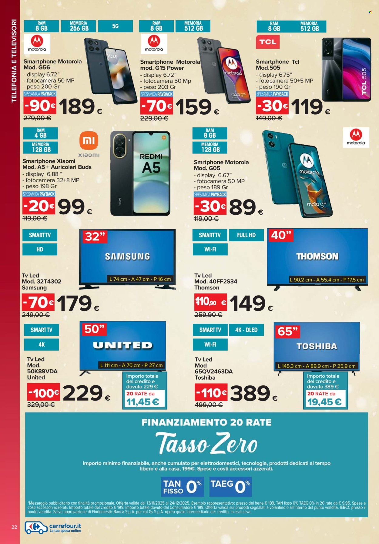 Volantino Carrefour - 13/11/2025 - 24/12/2025. Pagina 22