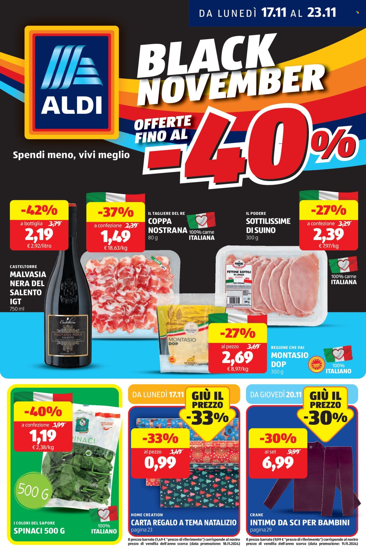 Volantino Aldi - 17/11/2025 - 23/11/2025. Pagina 1