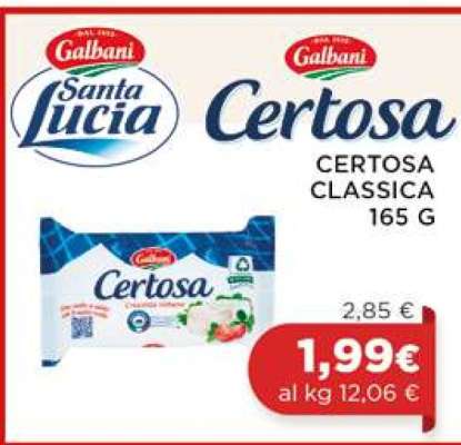 Galbani Santa Lucia Certosa