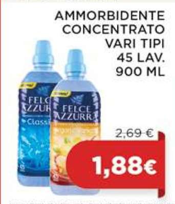 Ammorbidente Concentrato Vari Tipi