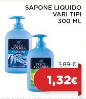 SAPONE LIQUIDO VARI TIPI