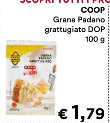 COOP Grana Padano Grattugiato DOP
