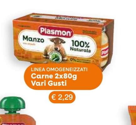 LINEA OMOGENEIZZATI Carne 2x80g Vari Gusti