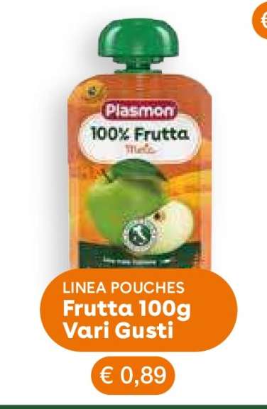 LINEA POUCHES Frutta 100g Vari Gusti