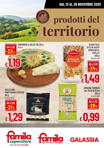 Volantino Famila - 13/11/2025 - 26/11/2025.