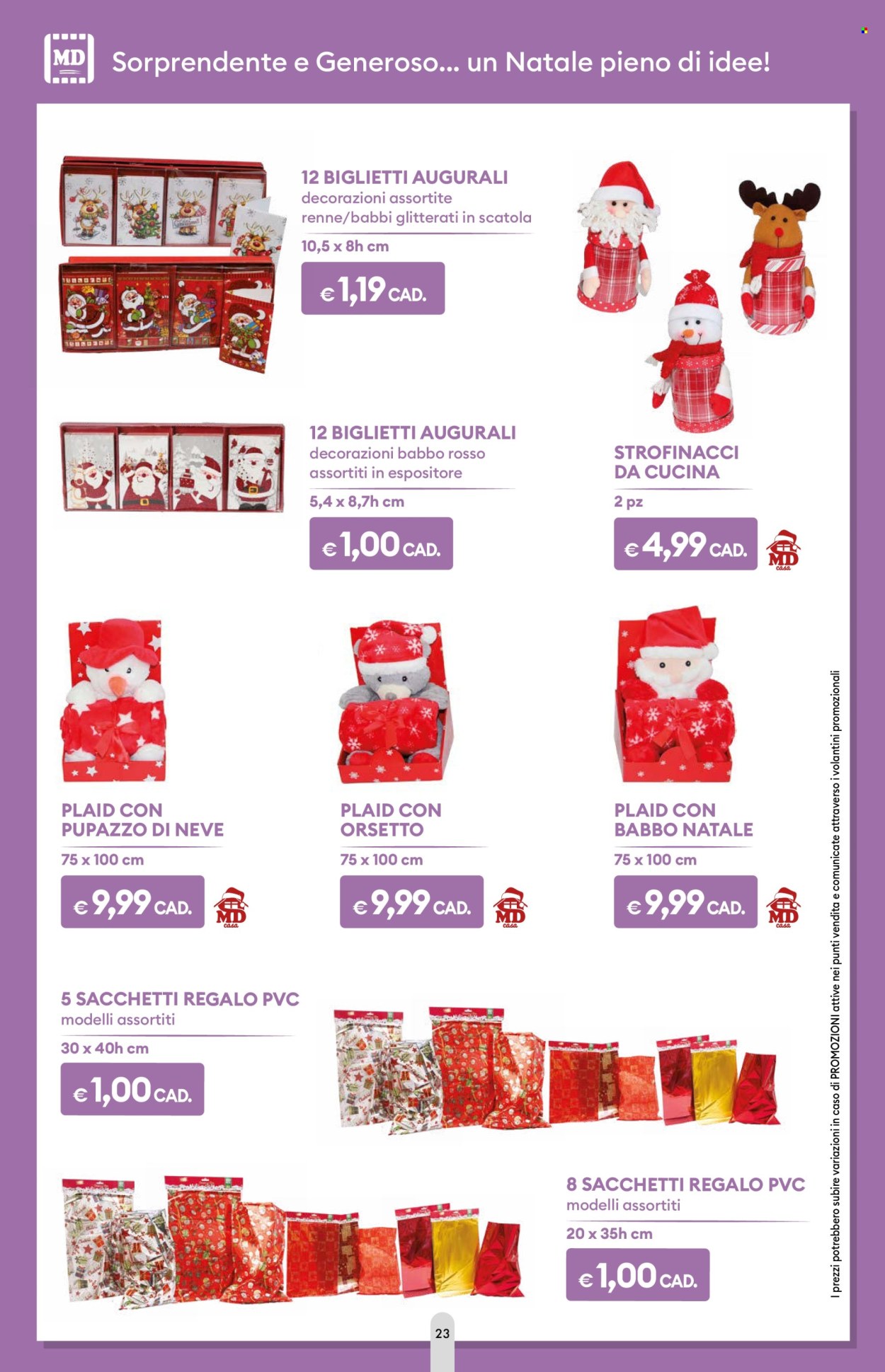Volantino MD Discount. Pagina 23