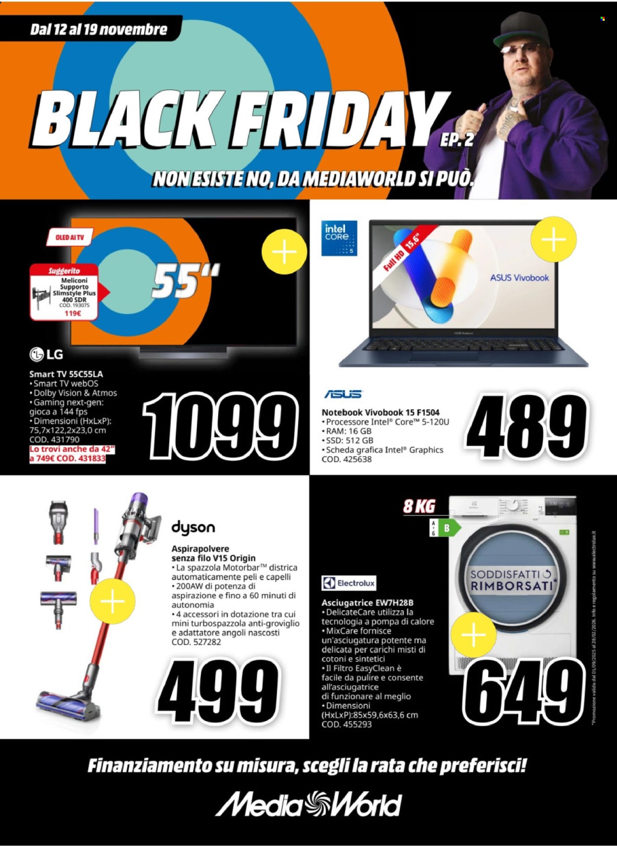 Volantino MediaWorld - 12/11/2025 - 19/11/2025. Pagina 1