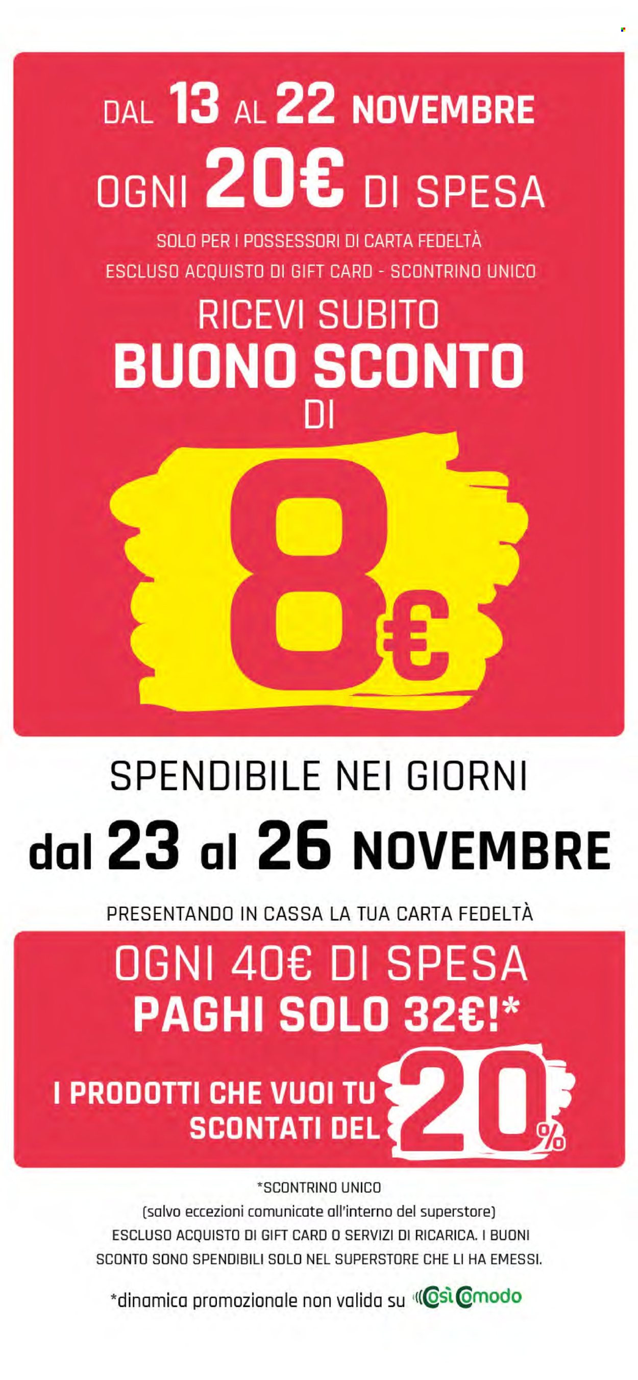 Volantino Famila - 13/11/2025 - 22/11/2025. Pagina 2