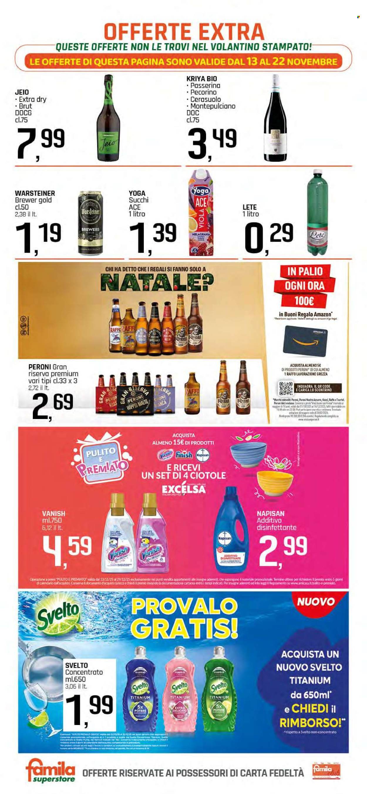 Volantino Famila - 13/11/2025 - 22/11/2025. Pagina 25
