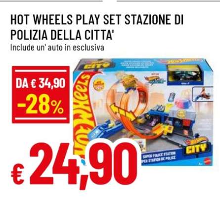 HOT WHEELS PLAY SET STAZIONE DI POLIZIA DELLA CITTA'