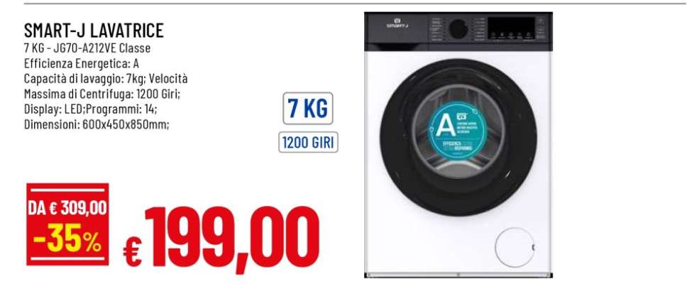 SMART-J LAVATRICE