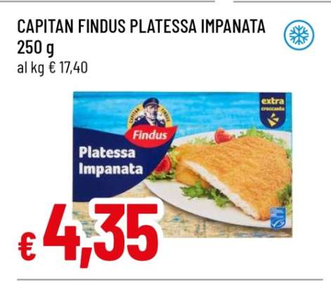 CAPITAN FINDUS PLATESSA IMPANATA