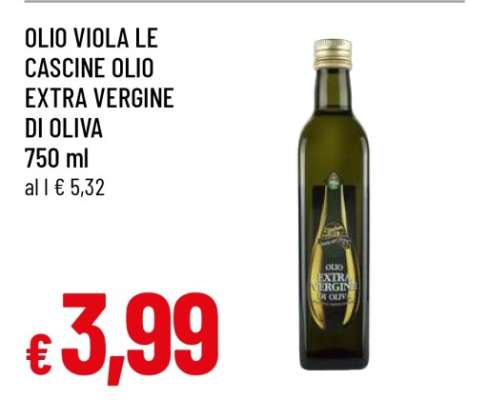 OLIO VIOLA LE CASCINE OLIO EXTRA VERGINE DI OLIVA