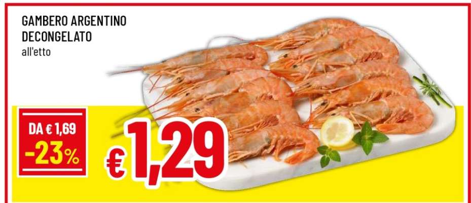 GAMBERO ARGENTINO DECONGELATO