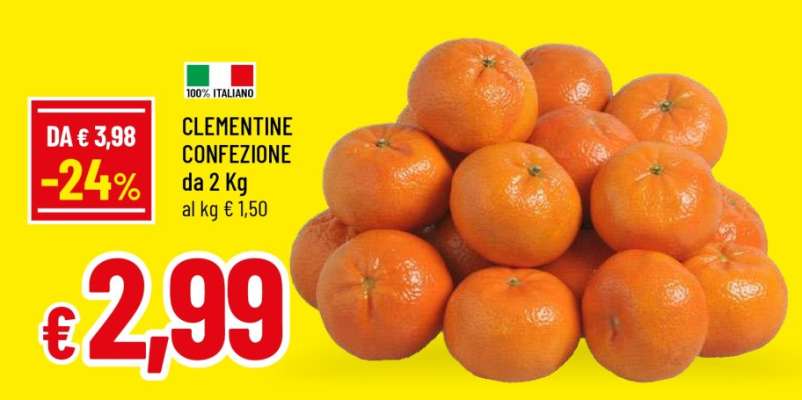 CLEMENTINE CONFEZIONE
