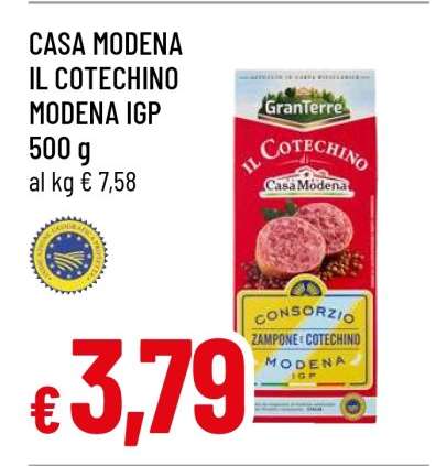 CASA MODENA IL COTECHINO MODENA IGP