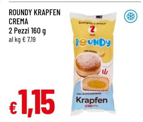 Roundy Krapfen Crema