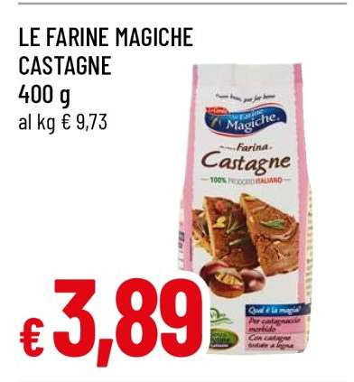 LE FARINE MAGICHE CASTAGNE