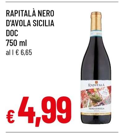 RAPITALÀ NERO D'AVOLA SICILIA DOC