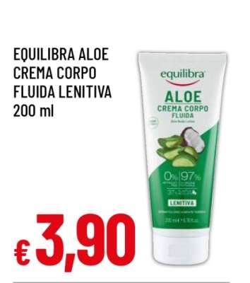 EQUILIBRA ALOE CREMA CORPO FLUIDA LENITIVA 200 ml