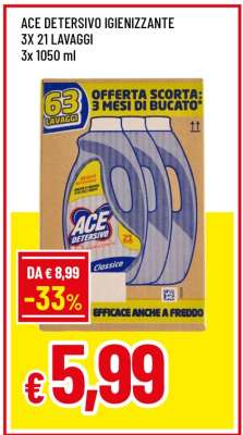 ACE Detersivo igienizzante