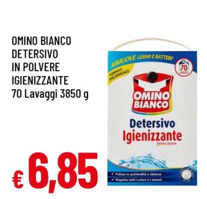 OMINO BIANCO DETERSIVO IN POLVERE IGIENIZZANTE
