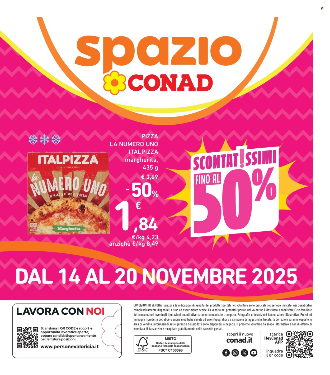 Volantino Spazio Conad - 14/11/2025 - 20/11/2025. Pagina 1