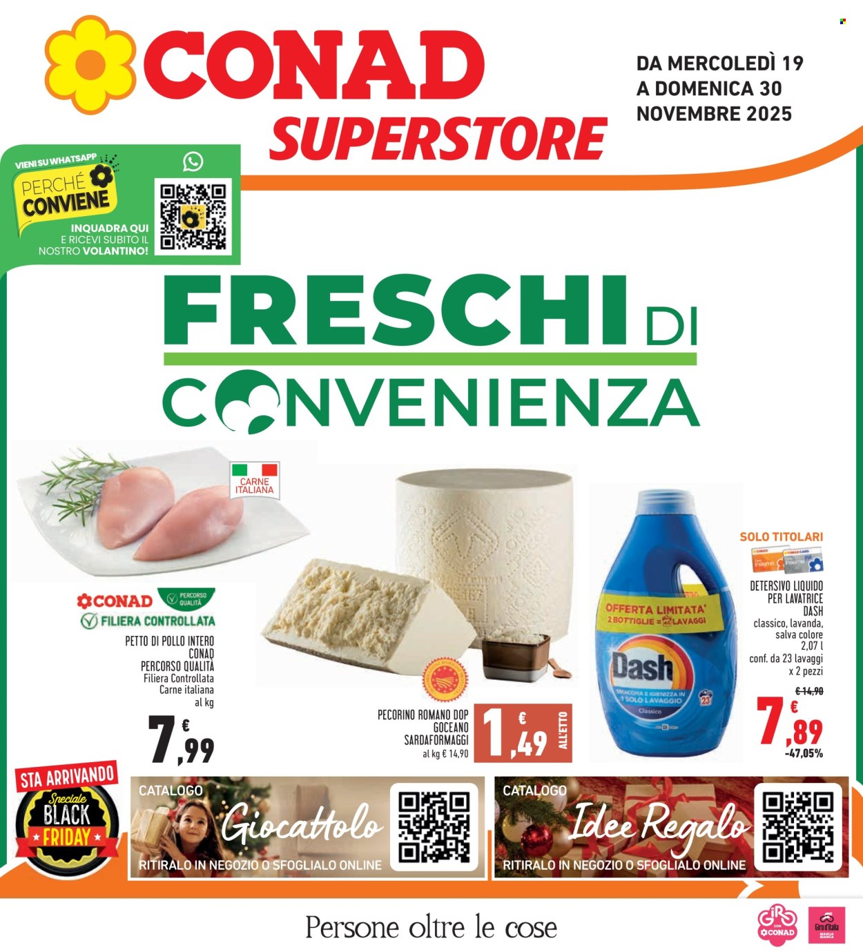 Volantino Conad - 19/11/2025 - 30/11/2025. Pagina 1