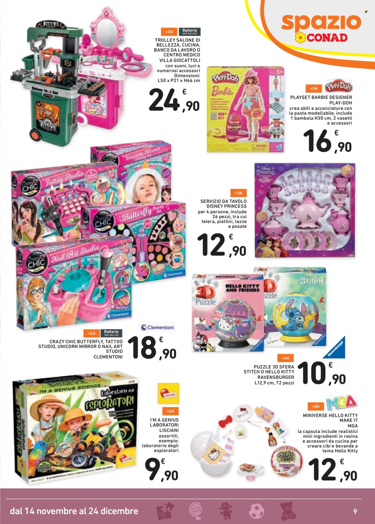 Volantino Spazio Conad - 14/11/2025 - 24/12/2025. Pagina 9