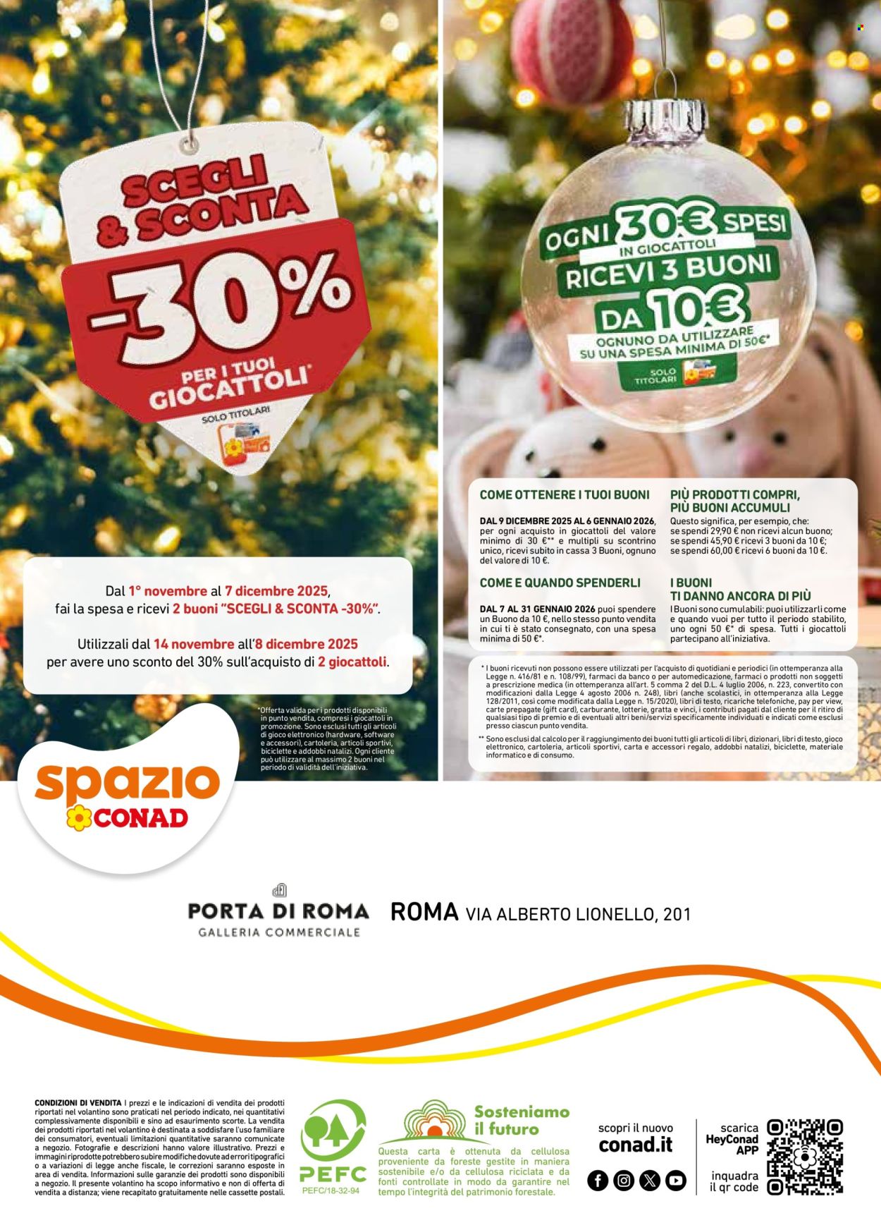 Volantino Spazio Conad - 14/11/2025 - 24/12/2025. Pagina 36
