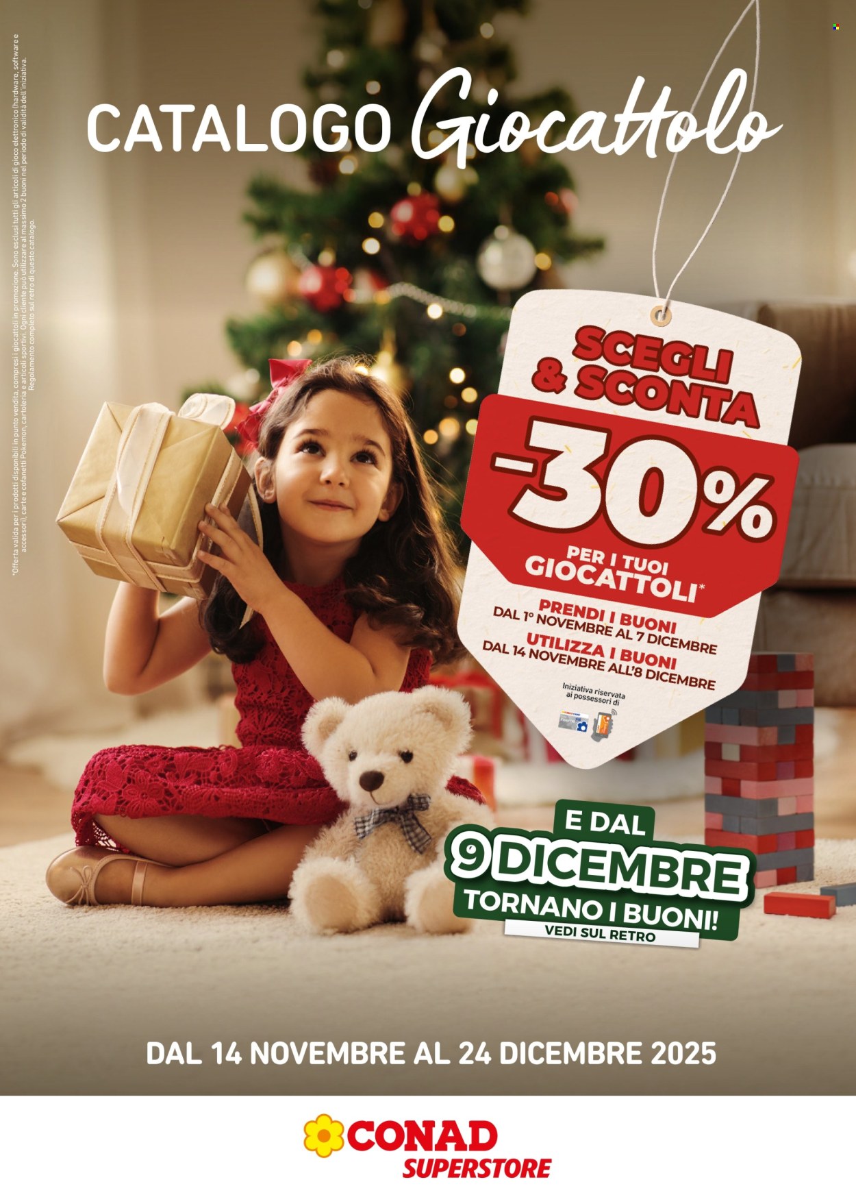 Volantino Conad Superstore - 14/11/2025 - 24/12/2025. Pagina 1