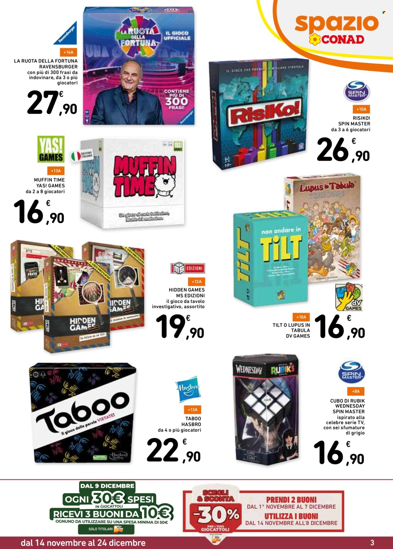 Volantino Spazio Conad - 14/11/2025 - 24/12/2025. Pagina 3