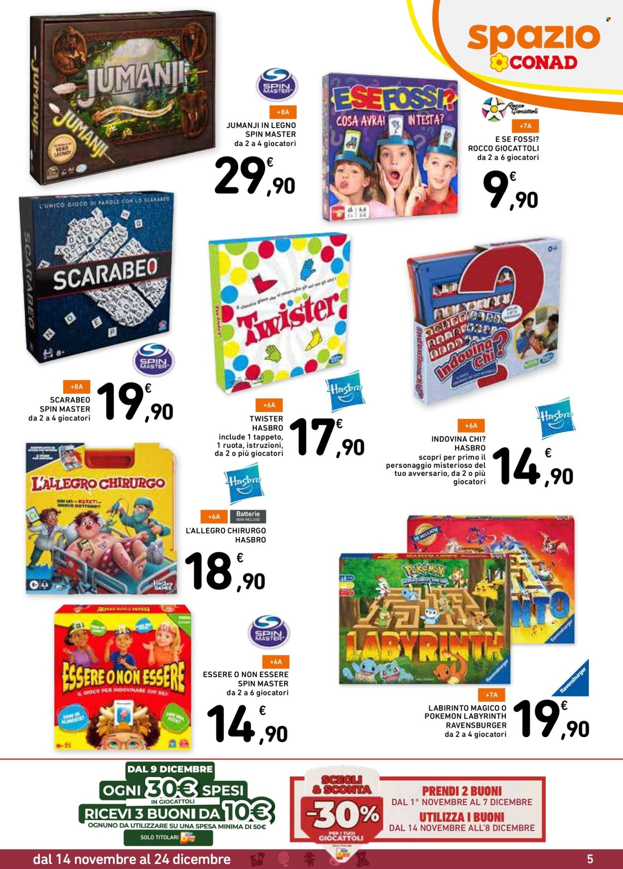 Volantino Spazio Conad - 14/11/2025 - 24/12/2025. Pagina 5