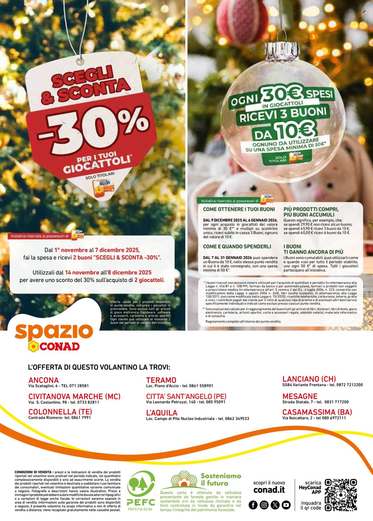 Volantino Spazio Conad - 14/11/2025 - 24/12/2025. Pagina 56