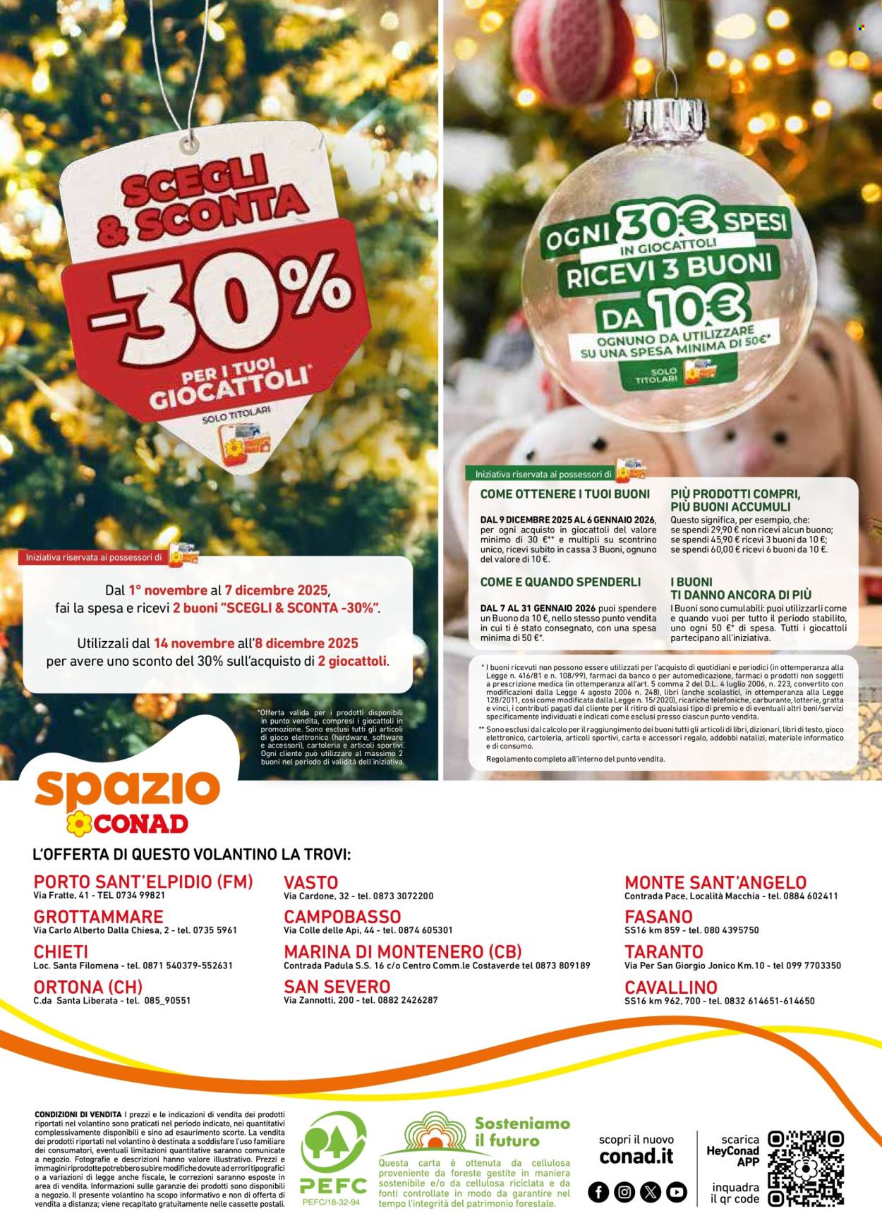 Volantino Spazio Conad - 14/11/2025 - 24/12/2025. Pagina 36