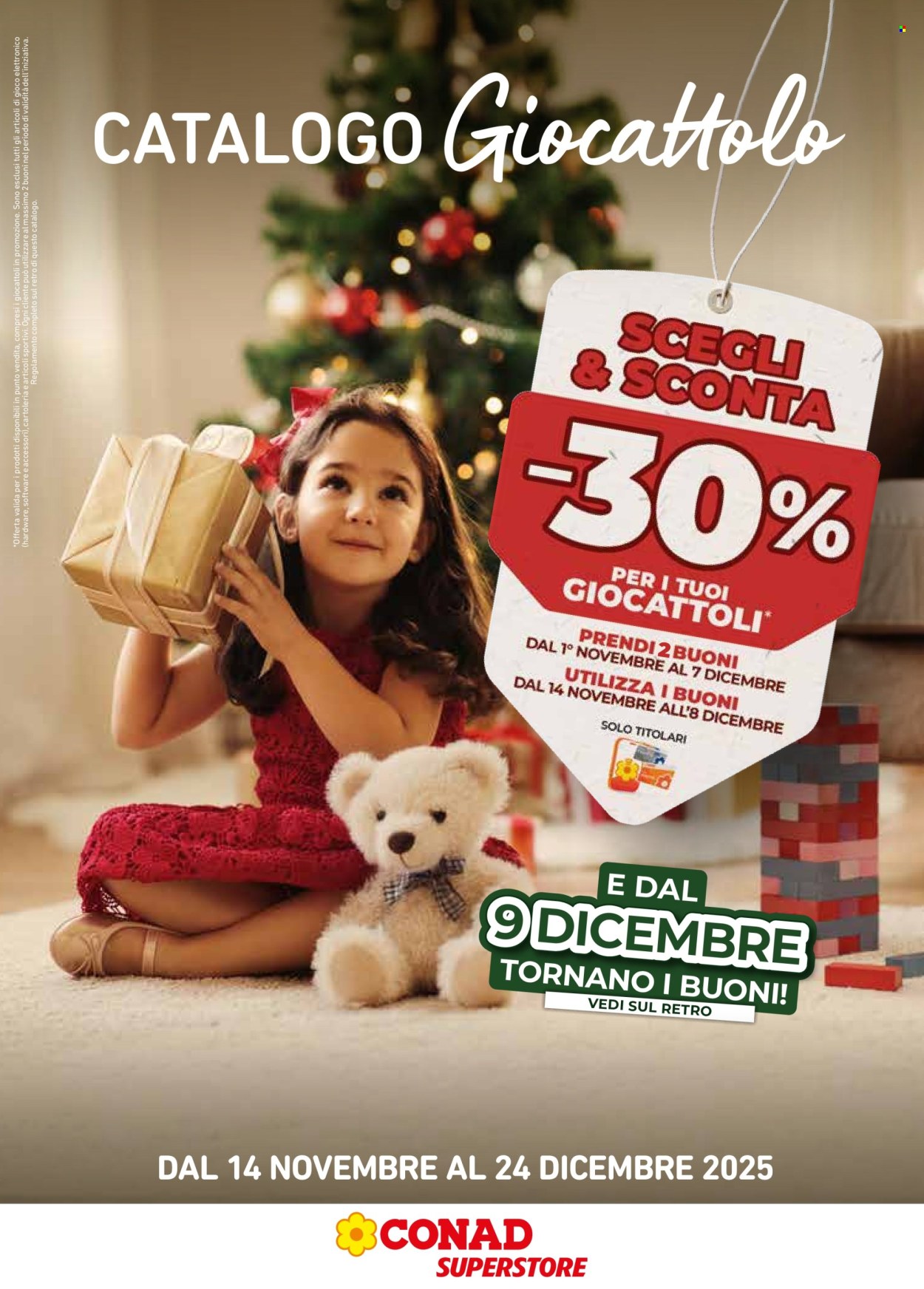 Volantino Conad Superstore - 14/11/2025 - 24/12/2025. Pagina 1