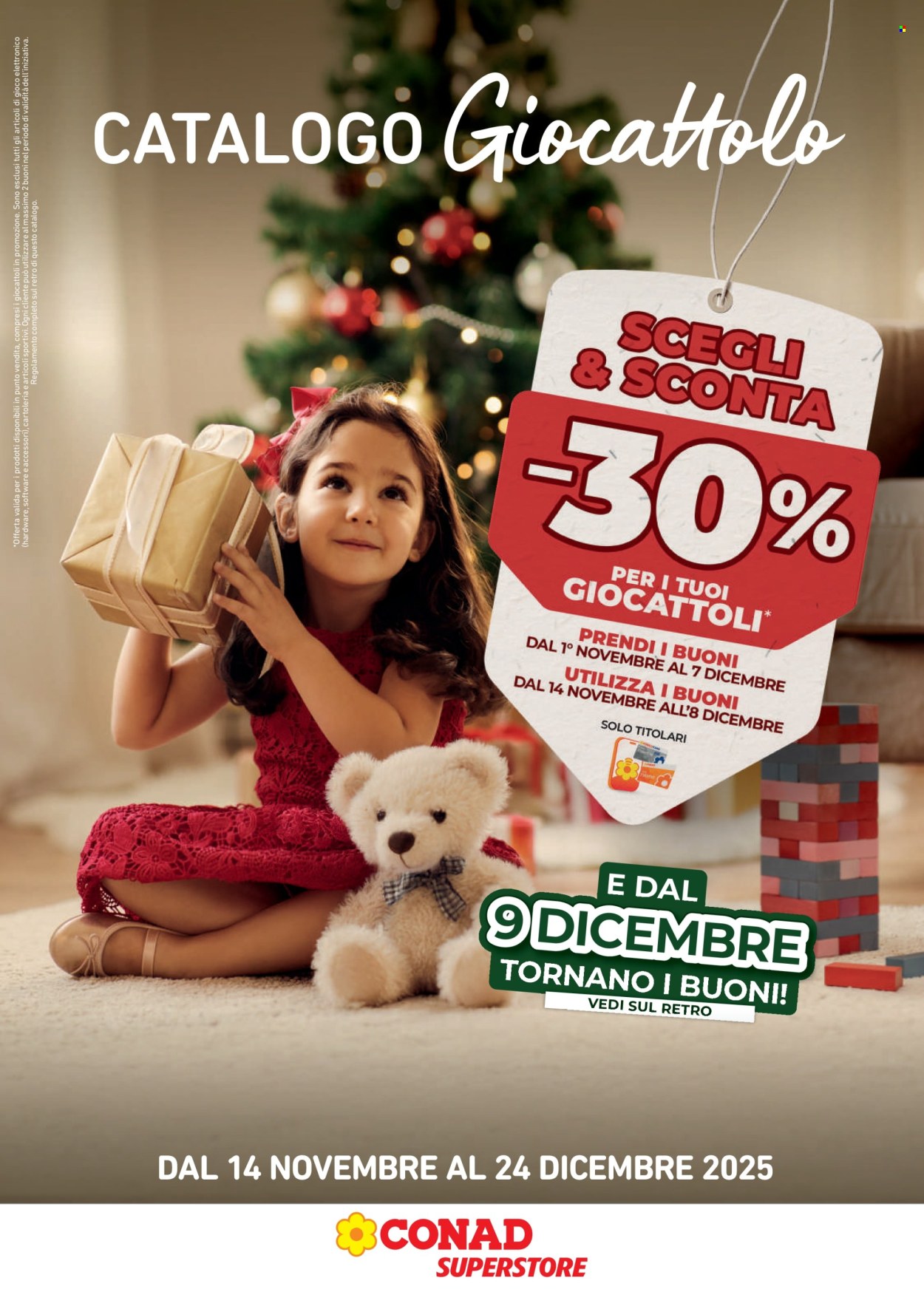 Volantino Conad Superstore - 14/11/2025 - 24/12/2025. Pagina 1