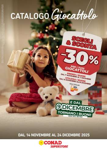 Volantino Conad Superstore - 14/11/2025 - 24/12/2025.